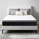 Queen Size Mattress, 10 Inch Queen Bed Mattress in a Box, Pocketed Coil Mattresses, Soft & Hotel-Quality, 60x80 Inch, Single Person Movable