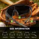 3 Pack Polarized Sunglasses for Men Women, Sports Mens Sunglasses with UV Protection for Baseball Cycling Running