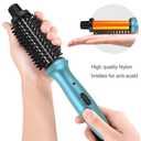 Mini Curling Iron PHOEBE 3/4 Inch Dual Voltage Ceramic Tourmaline Ionic Hot Curler Brush with Traveling Bag for Europe, Professional, Travel for Short Hair