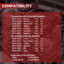 M526 1.6L Timing Chain Oil Pump Cover Compatible with Kia Forte 20-22 Optima 16-20 Rio 12-20 Soul 12-22 Hyundai Accent 12-19 Elantra 17-20 Sonata 15-19 Tucson 16-18 21350-2B701