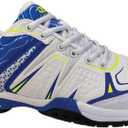 Acacia DINKSHOT II Pickleball Shoes, White/Royal- Mens 7.5 /Womens 9.0