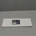 (5 Pack) BESTTEN USWP6 Matte Snow White Screwless Decorator Wall Plate, 2-Gang Outlet Cover, Decor Switch Face Plate, H4.69 x W4.73