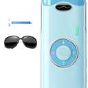 Laser Hair Removal for Women and Men - 5.2 cm Contact Nearly Painless, Powerful Long-Lasting IPL Hair Removal at-home, Effective in 14 Days with Ultra-fast Light Emission for Whole Body Use-Blue