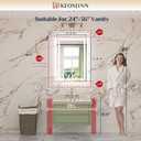 Keonjinn LED Mirror for Bathroom, 36 x 24 Inch, Wall Mounted, Dimmable, Anti-Fog, IP54 Waterproof