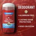 Old Spice Aluminum Free Deodorant for Men, 24/7 Odor Protection, 24/7 Freshness & Lasting Scent, Aqua Reef with Cypress Scent, 3.8 oz (Pack of 3)