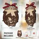 Horse Christmas Ornaments 2025 - Horse Ornaments for Christmas Tree, Horse Gifts for Girls, Women - Wooden Horse Decor, Gifts for Equestrians