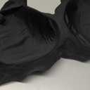 COCOMARTS Jelly Bras for Women No Underwire Scalloped Push Up Wireless Bralettes Seamless Soft Comfort Everyday Tshirt Bra Black 4X-Large