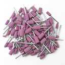 95 Pieces Abrasive Stone Points Electric Grinding Accessories Polishing Grinding Head Wheel Tool Kit for Rotary Tool (Red)