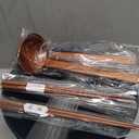 Kanwone Ceramic Japanese Ramen Bowl Set, Noodle Soup Bowls - 60 Ounce, with Matching Spoons and Chopsticks for Udon Soba Pho Asian Noodles, Set of 2, Navy (9 Inch)