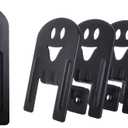 Non Slip Mattress Gaskets - Sturdy Adjustable Anti-Slip Baffle Cartoon Mattress Holder Black Metal Pad Gripper Easy to Install Suitable for Most Bed Frames 6 Pcs