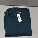 Newshows Women's Summer Square Neck Ribbed Knit Short/Long Sleeve A Line Flowy Midi Dress with Pockets, Small