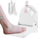 Suction Cup Shower Foot Rest for Shaving Legs, Foldable Shower Step Foot Rest Tool Stand to Shave Legs, Anti-Slip Shower Ledge Leg Shaving Shelf (White)