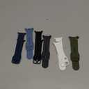 6 Pack Sport Bands for Samsung Galaxy Watch 8 Band 40mm 44mm/8 Classic 46 mm Men/Women,Waterproof Soft Silicone No Gap Strap for Samsung Galaxy Watch 8 Classic Band 46mm/8 44 mm 40 mm Correa Reloj (02-Blue/Grey/White/Black/Midnight Blue/Army Green)