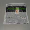 Women's 2025 Eyelet Lace Embroidery Smocked Dress Square Neck Puff Sleeve Off Shoulder Tiered Mini Dress Size S