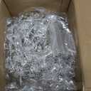 Riceshoot 4 Pieces Christmas Ice Wire Clear Garland with Light Wire Acrylic Crystal Garland Faux Diamond Beaded String Christmas Tree Ornaments Holiday Party Decoration (Irregular Cube)