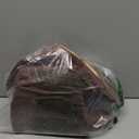 Putu Women's Pointed Toe Knee High Boots Faux Suede Slouch Boots with Chunky Heel, Size 9