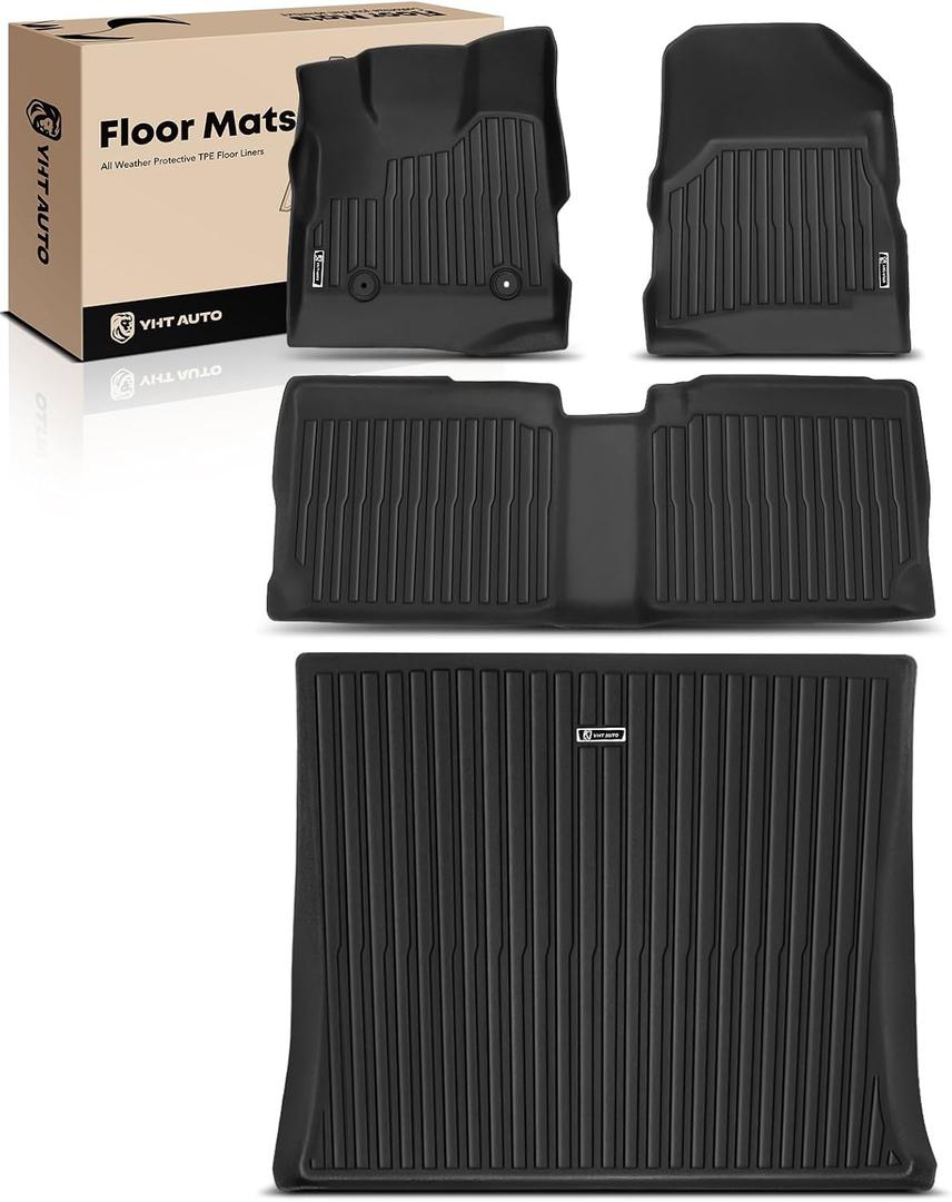 YHTAUTO Automotive Floor Mats for Chevy Equinox & GMC Terrain 2012-2017