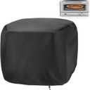Pizza Oven Cover compatible with Cuisinart CPZ-120 Indoor Pizza Oven,Waterproof Pizza Oven Indoor Outdoor Covers - 19"L x 17.5"W x 11"H,Black