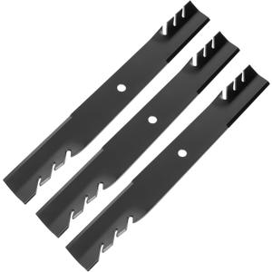 103-0301 Mower Mulching Blades for 60" Deck, Compatible with Exmark Lazer Z AS XP XS Turf Ranger Bad Boy Toro, Replaces 103-2530 1-633483 1-613112 602771 96-319 30227-60, 3 Pack