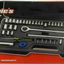 Allied Tools 66052 Socket Set with Storage Case, 52-Piece