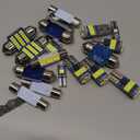 AWALITED 18pcs Odyssey Interior LED Lights Kit Super Bright LED Map Dome Light Bulbs for 2011 2012 2013 2014 2015 2016 2017 Honda Odyssey All Models