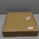 Drum Lamp shades Set of 2, White Line Lamp Shades for Table Lamps Floor Lamp, 13" Top X 13" Bottom X 10" High Large Fabric Lamp Shades, Easy Assembly Replacement Lampshades