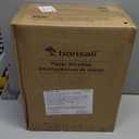 Bonsaii 12-Sheet Cross Cut Paper Shredder, 5.5 Gal Home Office Heavy Duty Shredder for Paper, Credit Card, Mail, Staples, with Transparent Window, High Security Level P-4 (C275-A)