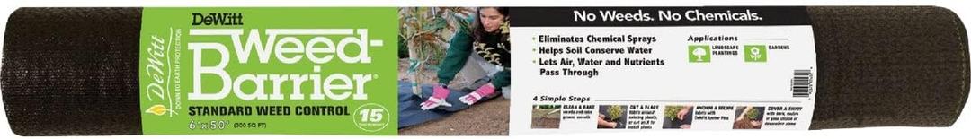 DeWitt Barrier Weed 15YR Black 6X50FT DWB15650 DeWitt Barrier Weed 15YR Black 6X50FT DWB15650