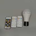 USB Rechargeable Light Bulbs with Remote and Timer, 3CCT 3000K-6000K, 10 Level Brightness, 2 Pack Rechargeable Battery Light Bulbs for Home Emergency Camping Hiking
