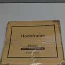 8x10 Diploma Frame for 6x8 Document/Certificate/Picture with Black and Gold Mat, Solid Wood Degree Frame, Real GlassWall Display and Tabletop