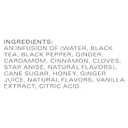 TAZO Classic Chai Latte, Black Tea Concentrate, Easy-to-Serve Caffeinated Chai Tea for Everyday Lattes, Mocktails and Hot or Iced, 32 oz Carton (32 Fl Oz (Pack of 1))