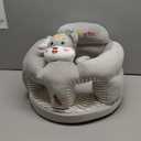 Baby Seat Baby Sit up Chair Cartoon Animals Plush Sofa Seat Toddler Baby Learn to Sit up Chair Sofa Washable Cover for Back Head Support Sitting Infant Seat (40cm*40cm*15cm, Grey Mouse)