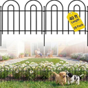 28 Pack Decorative Garden Fence Panels - 40ft x 17in Animal Barrier No Dig Fence Garden Fencing Dog Fence Outdoor for Yard Anti Digging Defense Barrier Garden Edging Border Arched Decorative Fence