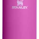 STANLEY IceFlow 2.0 Flip Straw Tumbler with Handle 40 oz | Twist On Lid and Flip Up Straw | Leakproof Water Bottle | Insulated Stainless Steel | BPA-Free | Dark Blossom
