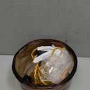 Glass Pendant Lights Kitchen Island Plug in Pendant Light with Dimmable Switch Amber Glass Lampshade for Bedside Dining Room Foyer, Brass