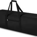 46 x 12.5 x 12.5 Inch, 120 L Extra Large Duffle Bag Camping Tent Storage Bag Heavy Duty Waterproof Sports Equipment Carrying Case for Tent Pole Travel Canopy Hammock Tripod Fishing Outdoor