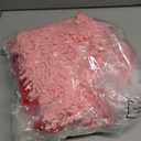 Timgle 3 Pcs Valentines Day Heart Shaped Rugs Galentine Day Love Bath Mats Cute Rugs Non Slip Washable for Home Entrance Bathroom Shower Floor Decor, 20'' x 24'' (Chenille, White Pink Red)