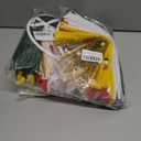 3 x Pipe Cleaners Craft 115pcs, Christmas Pipe Cleaners Bulk for DIY 8 inches Christmas Wreath, Chenille Craft Making Kit for Making Wreath with Cute Accessories, Manual Decoration for Door, Wall, Window