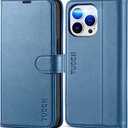Amazon.com: TUCCH Wallet Case for iPhone 13 Pro 5G, [TPU Shockproof Inner Shell], PU Leather [RFID Blocking] Card Holder Magnetic Stand Protective Cover Compatible with iPhone 13 Pro 6.1-inch 2021, Lake Blue : Cell Phones & Accessories
