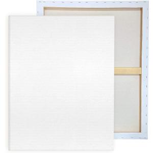 Pre Stretched Canvases for Painting 24x36 1 Pack Large Blank Canvas Boards for Acrylic Pouring and Oil Painting, 100% Cotton, 5-Time Gesso Primed