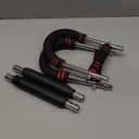 Twister Arm Trainer, Chest Workout Equipment 40-100lb Adjustable Arm Trainer, Twister Arm Trainer, Portable Power Twister Bar, Detachable Design Fitness Anywhere (Red)