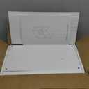 3-Tier Small Narrow Wood Side Table with Charging Station, Skinny Nightstand for Small Space, Slim Bedside Table with Storage for Couch, Thin End Table with USB Ports and Outlets, White (1 Pack)