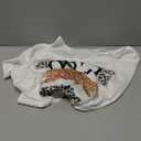 SOLY HUX Tank Top for Women Leopard Heart Print Round Neck Sleeveless Summer Tops S