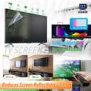 for 65 Inch Screens Anti Glare TV Film Indoor/Outdoo TV Glare Stopper,Blue Light UV Filter,Anti Glare Film for TV 65 Inch With TV Glare Shield/Scratch-Resistan/Blue Light Block Features