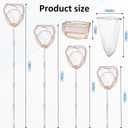 Chicken Catching Net Set 2 Nets with Adjustable 74 Inch Pole, Lightweight Bird & Animal Catcher for Chickens, Ducks, Geese, Fish, Cats Heavy-Duty Nylon Net with Stainless Steel Frame