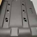 Transmission Skid Plate, Heavy-Duty Manganese Steel Splash Undercarriage Protection Shield, Compatible with 2015-2022 Ford F150-Not Compatible with Powerboost