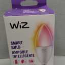 WiZ Connected 40W B12 Smart Candle-shape, E12 base, Full Color, Dimmable, 1-Pack, Indoor, Connect to Wi-Fi, Control Voice or App + Activate with Motion, Matter Compatible