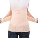 3 in 1 Postpartum Belly Band Abdominal Binder Surgery C Section Recovery Stomach Wrap for Women Pregnancy After Birth Large