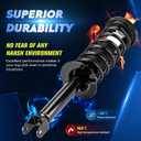 Rear Strut Shock Assembly w/Coil Spring for Honda Accord 2008-2012, Replace 172563, Left & Right, 2PCS