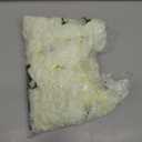 Flojery Silk Hydrangea Heads Artificial Flowers Heads with Stems for Home Wedding Decor,Pack of 10 (Ivory)